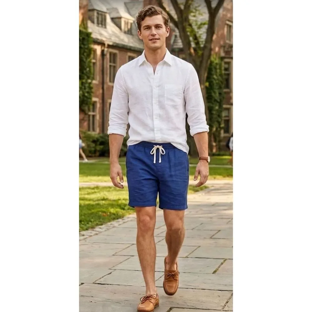 New Banana Republic Chambray Cotton 8